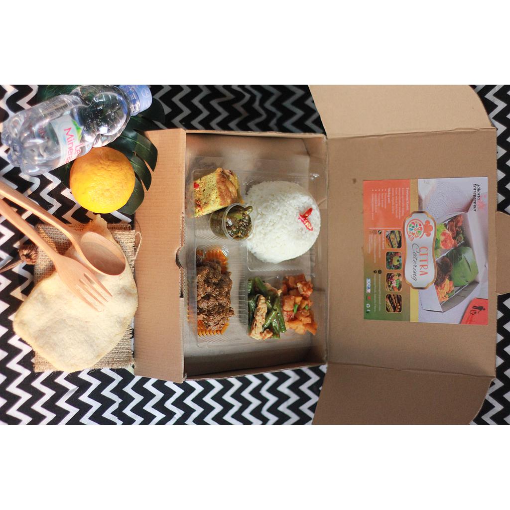 Paket B Nasi Boks Citra Catering