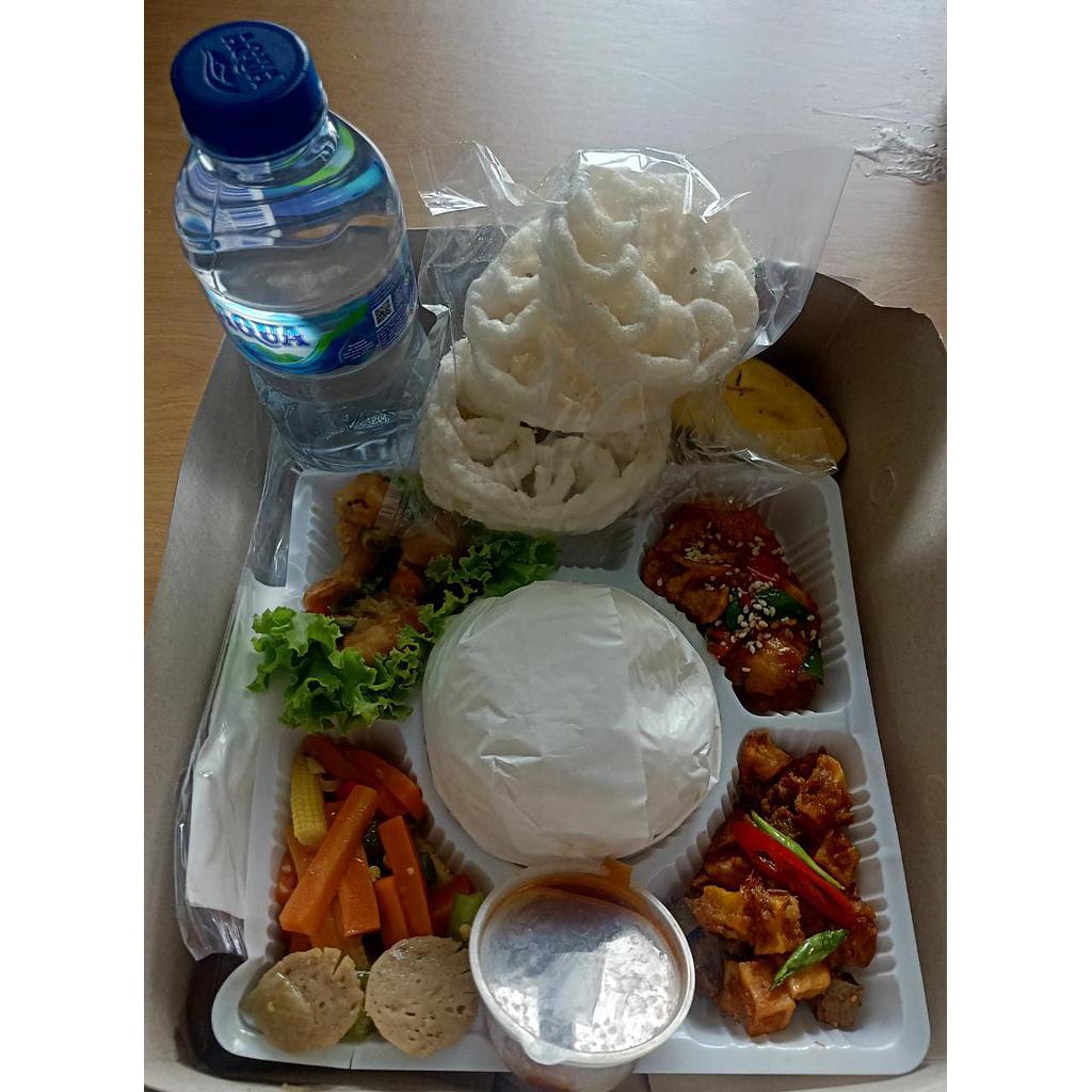 Nasi Box Paket Lengkap - Warung Nindya