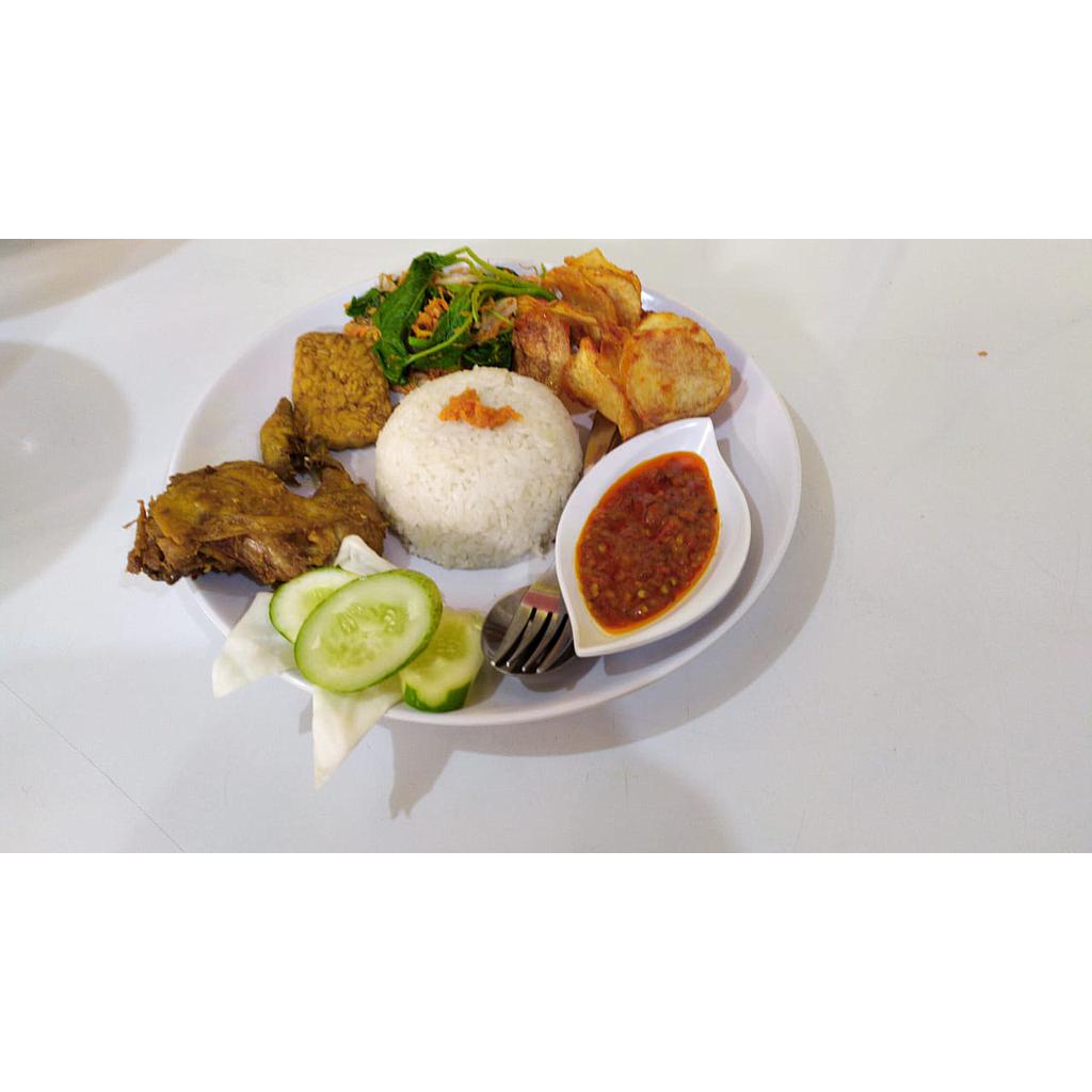 Paket Nasi Ayam goreng Tulang Lunak