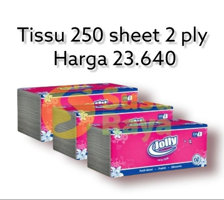 Tissu Joly 250 Sheet 2 Ply