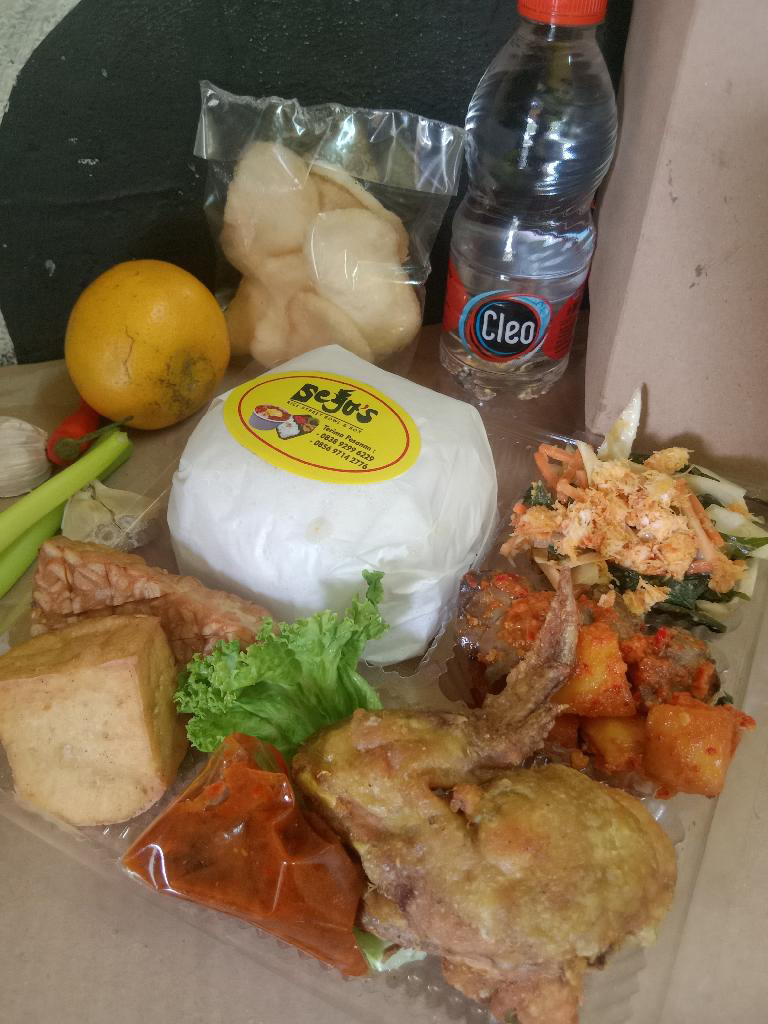 Nasi Putih Paket Komplit 2 