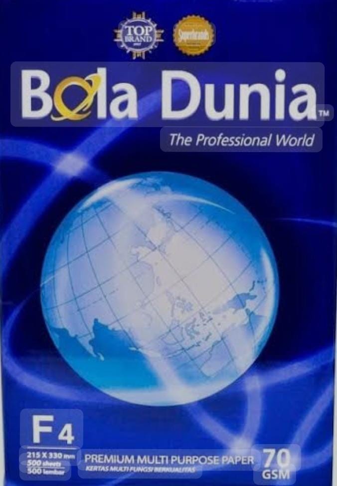 Kertas bola dunia F4 70 gr