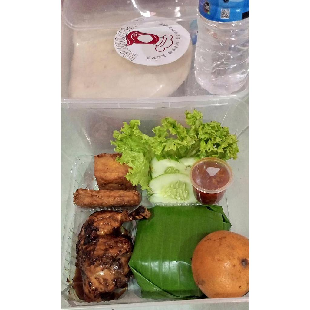 capnyonyah nasi ayam bakar
