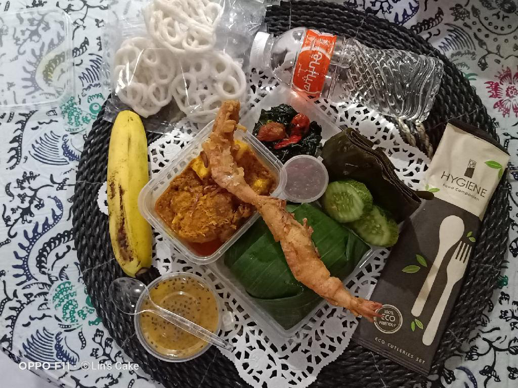 Paket Lunch Box Nasi Gulai Ayam | Lin's Cake
