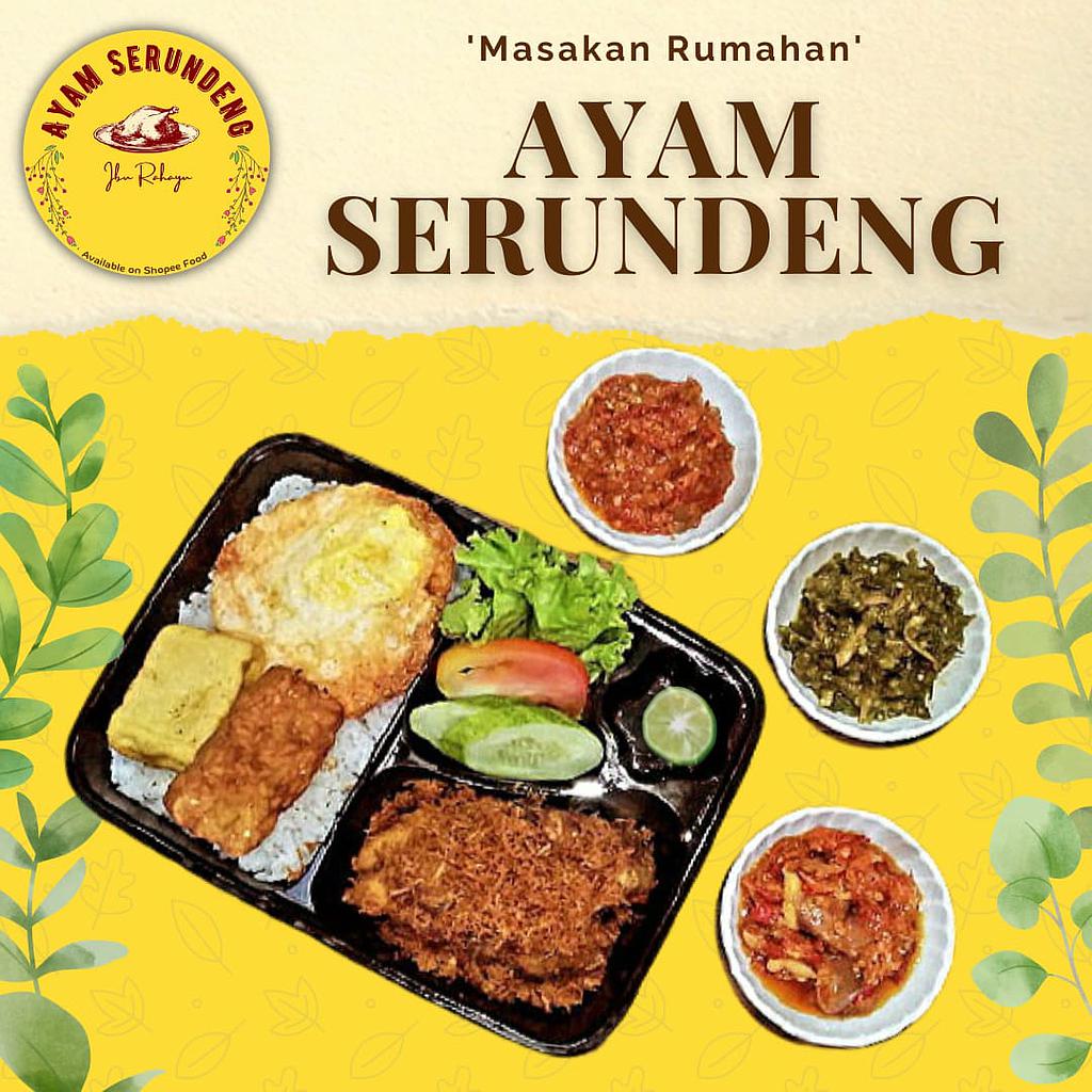 Paket Nasi Box Ayam Serundeng