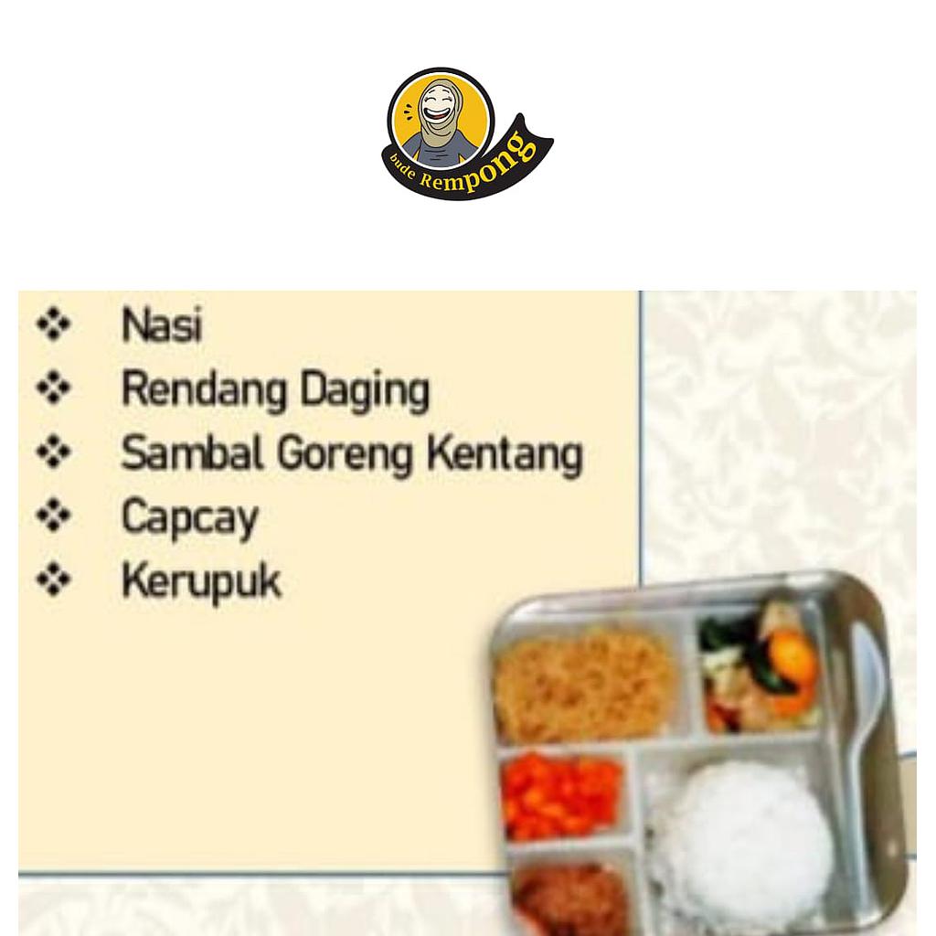 NASI BOX DAGING BUDE REMPONG
