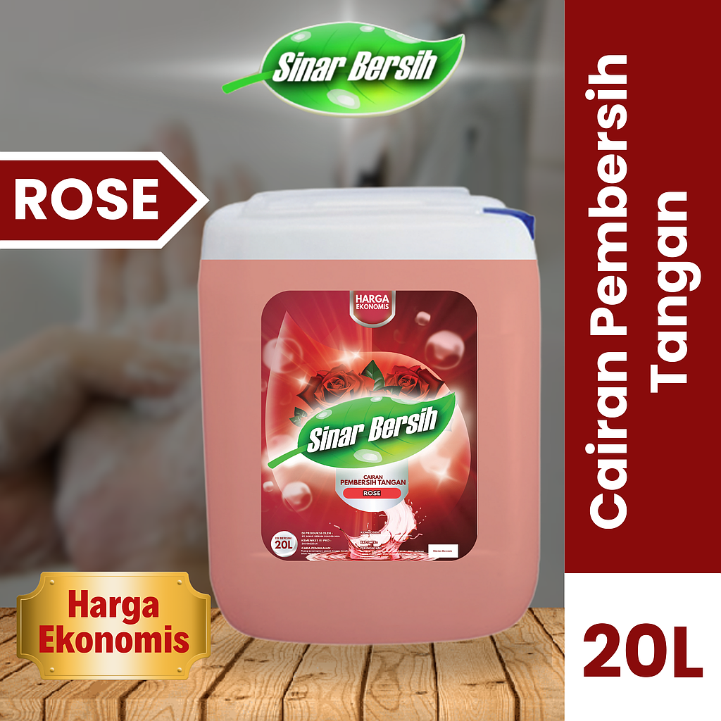 SINAR BERSIH Sabun Cuci Tangan Rose 20 L