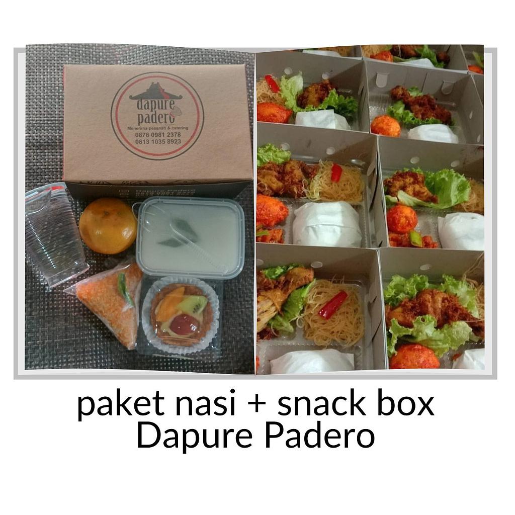 Paket Nasi &amp; Snack Box - Padero