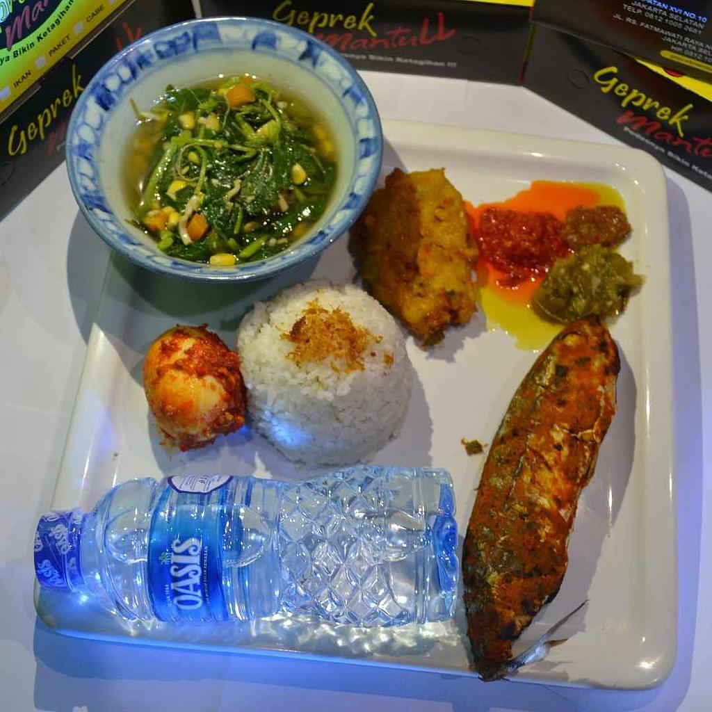 paket ikan dan sayur bayam