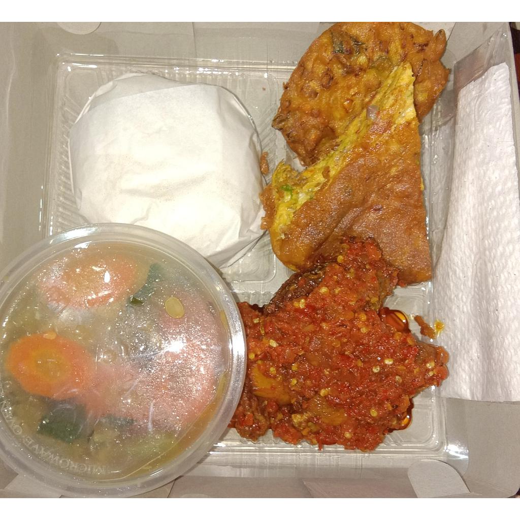 Paket Nasi Ayam Balado
