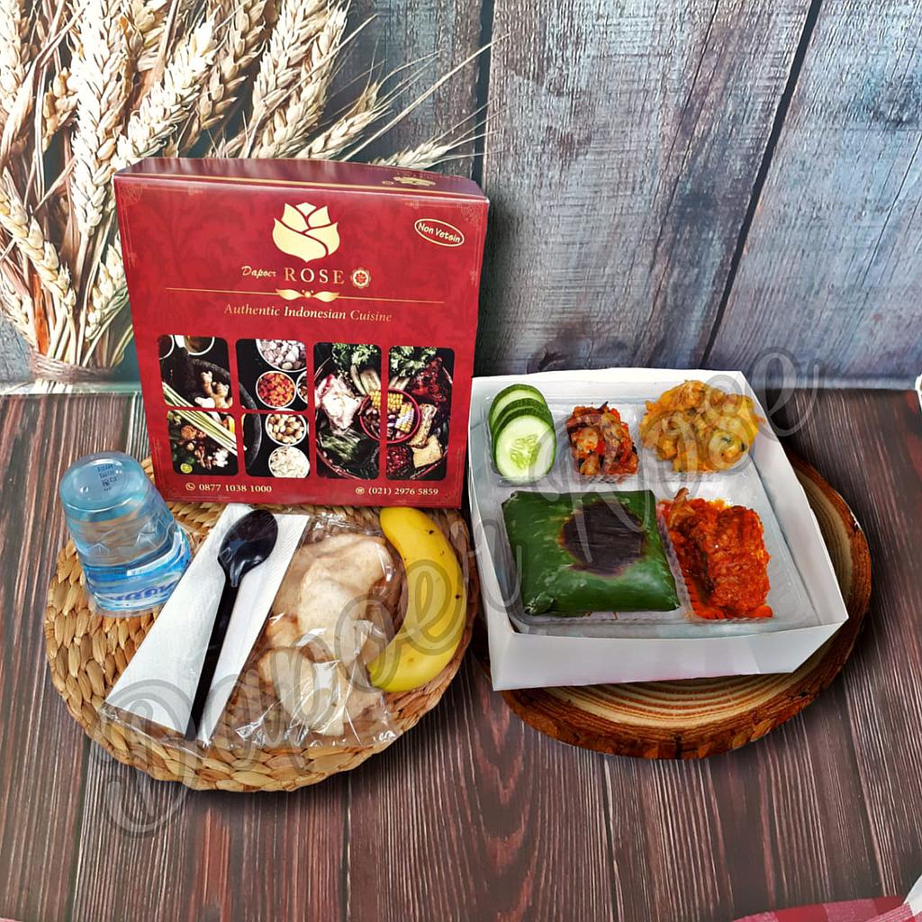 Paket Nasi Box ( Nasi Bakar ) Dapoer Rose
