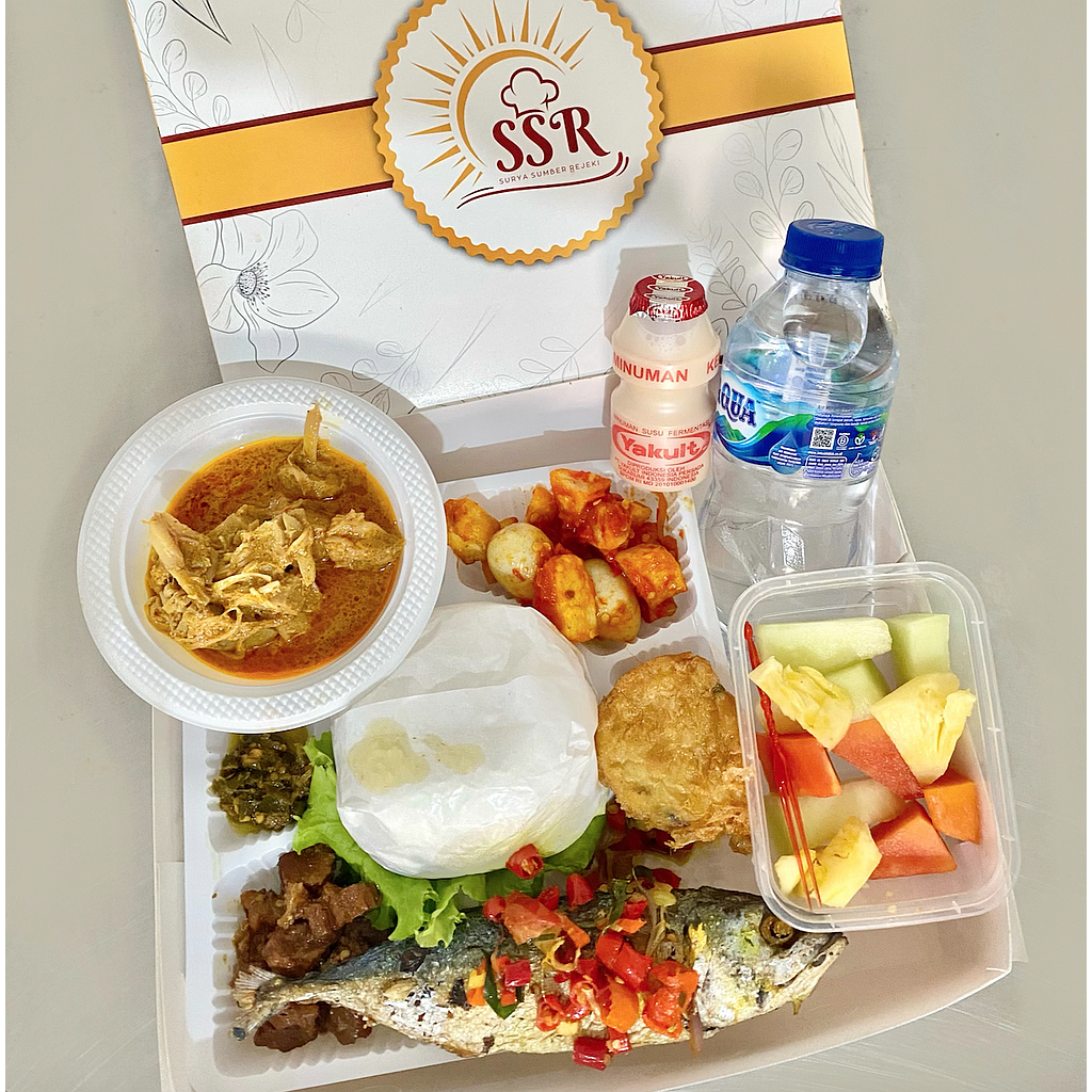 Paket Nasi Ikan Kembung Sambal Matah