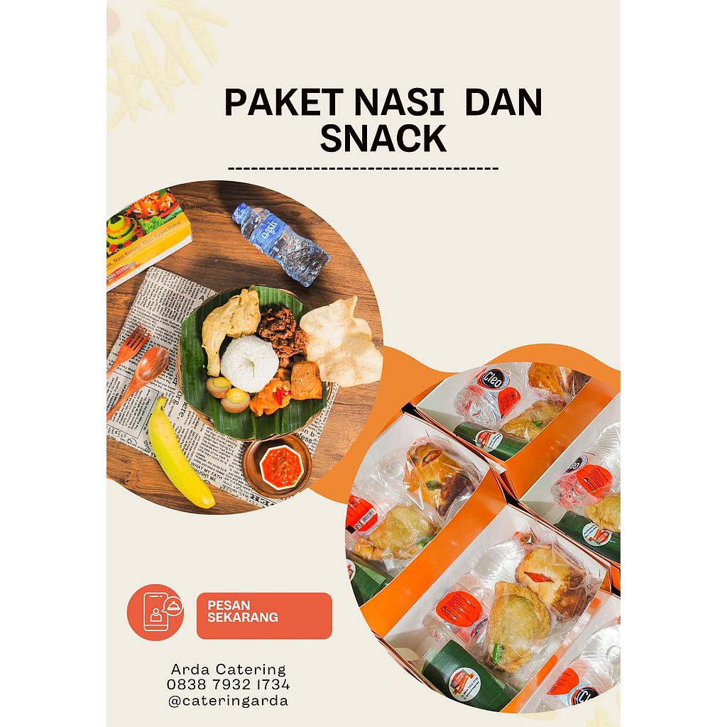 PAKET NASI DAN SNACK BOX