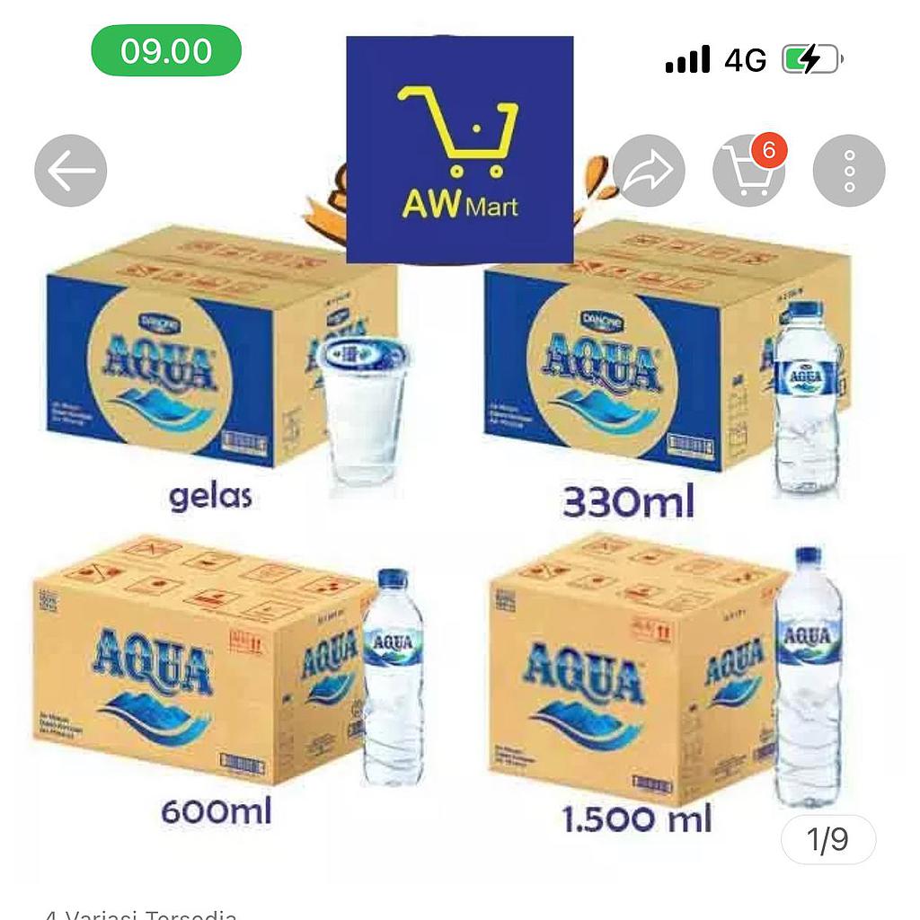 Air Mineral 600 ml