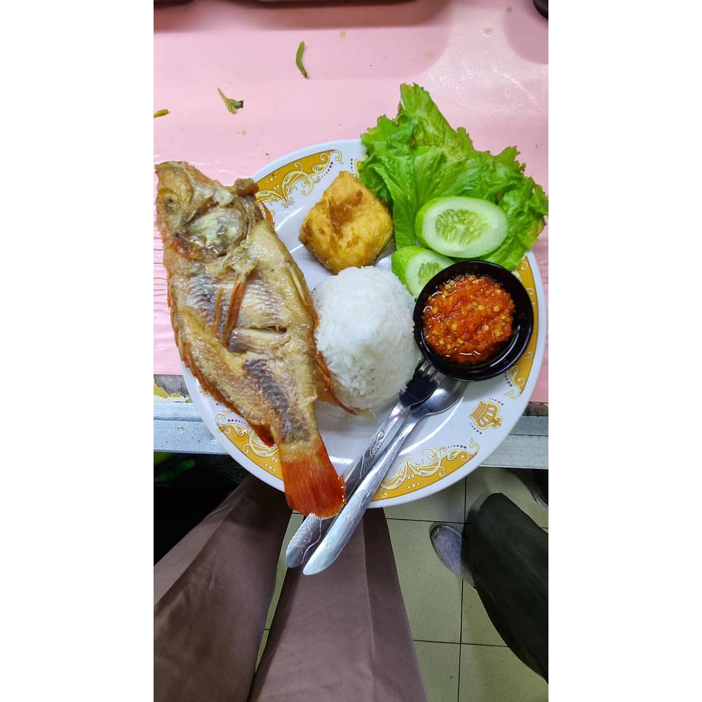 NASI IKAN NILA GORENG