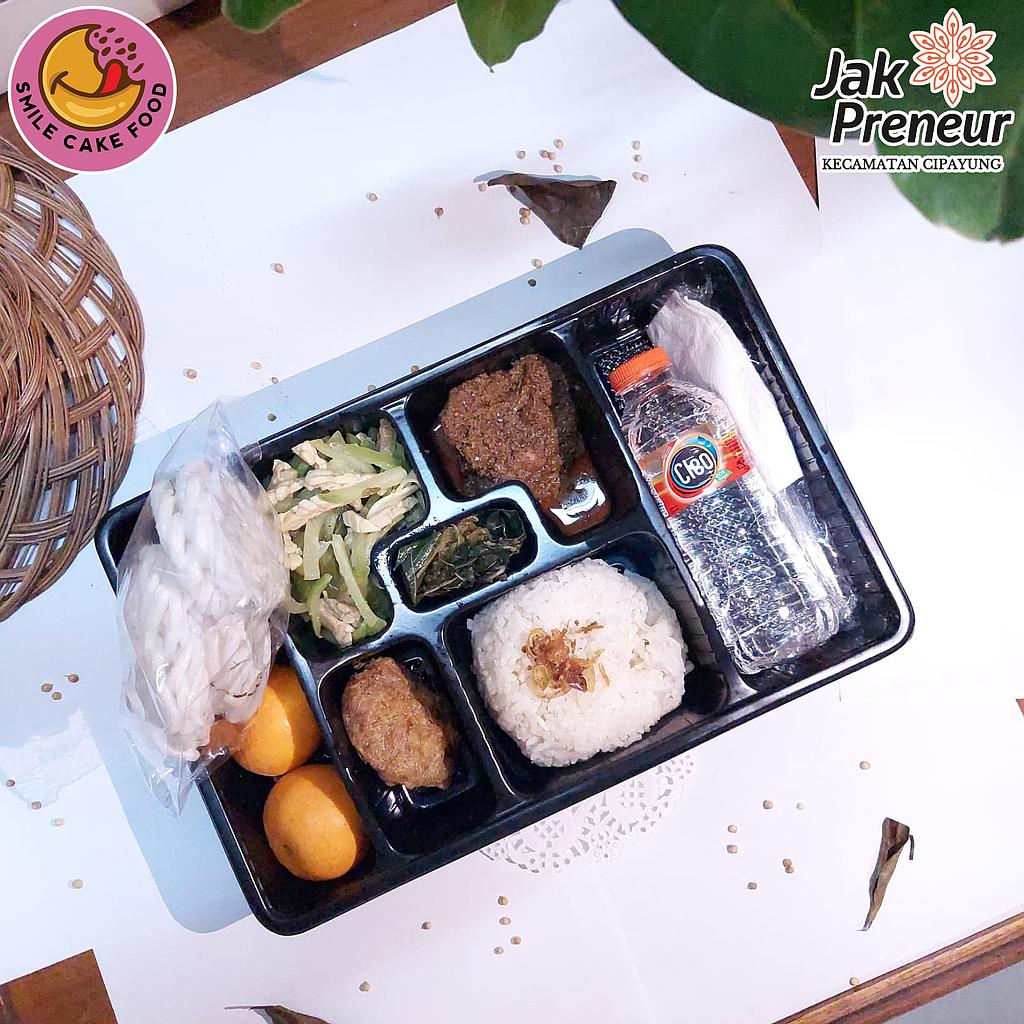 Paket Nasi Box Rendang Padangan