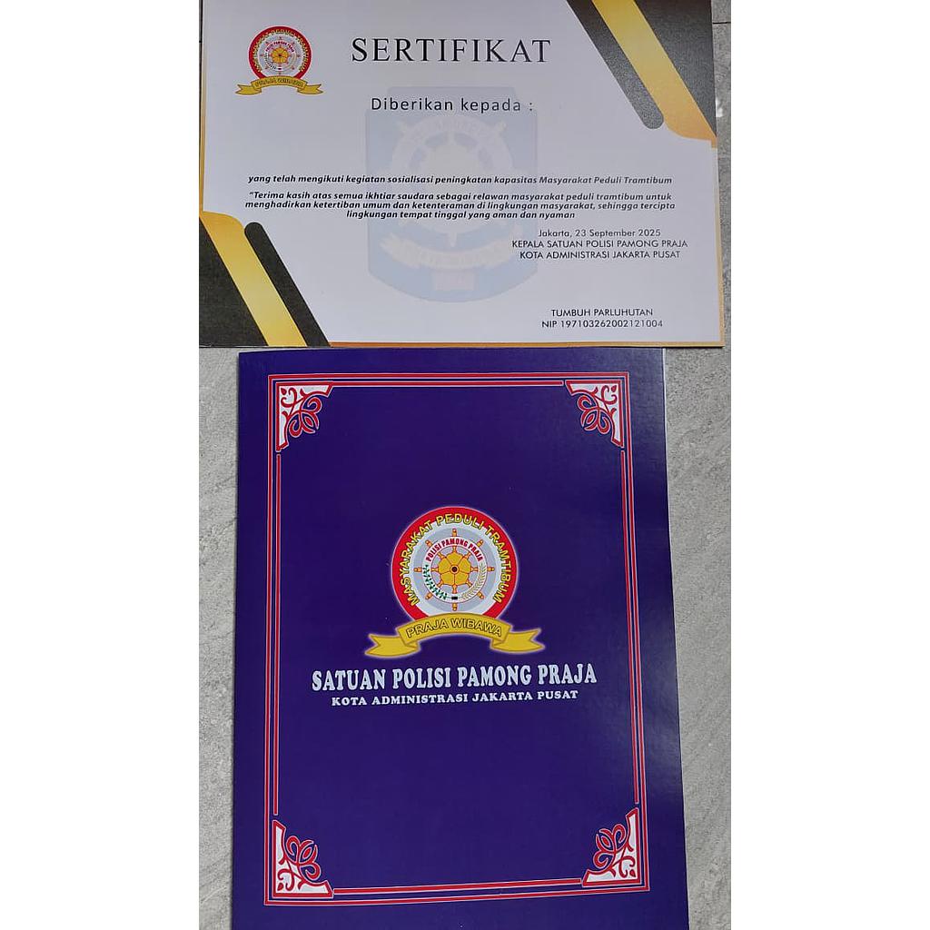 SERTIFIKAT + MAP