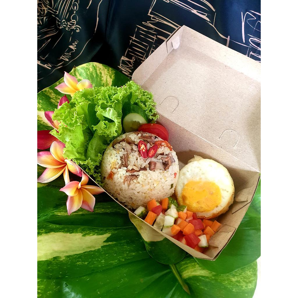 NASI GORENG BAKSO/ IKAN   ASIN/CUMI ASIN /KORNET BERKAH CATERING