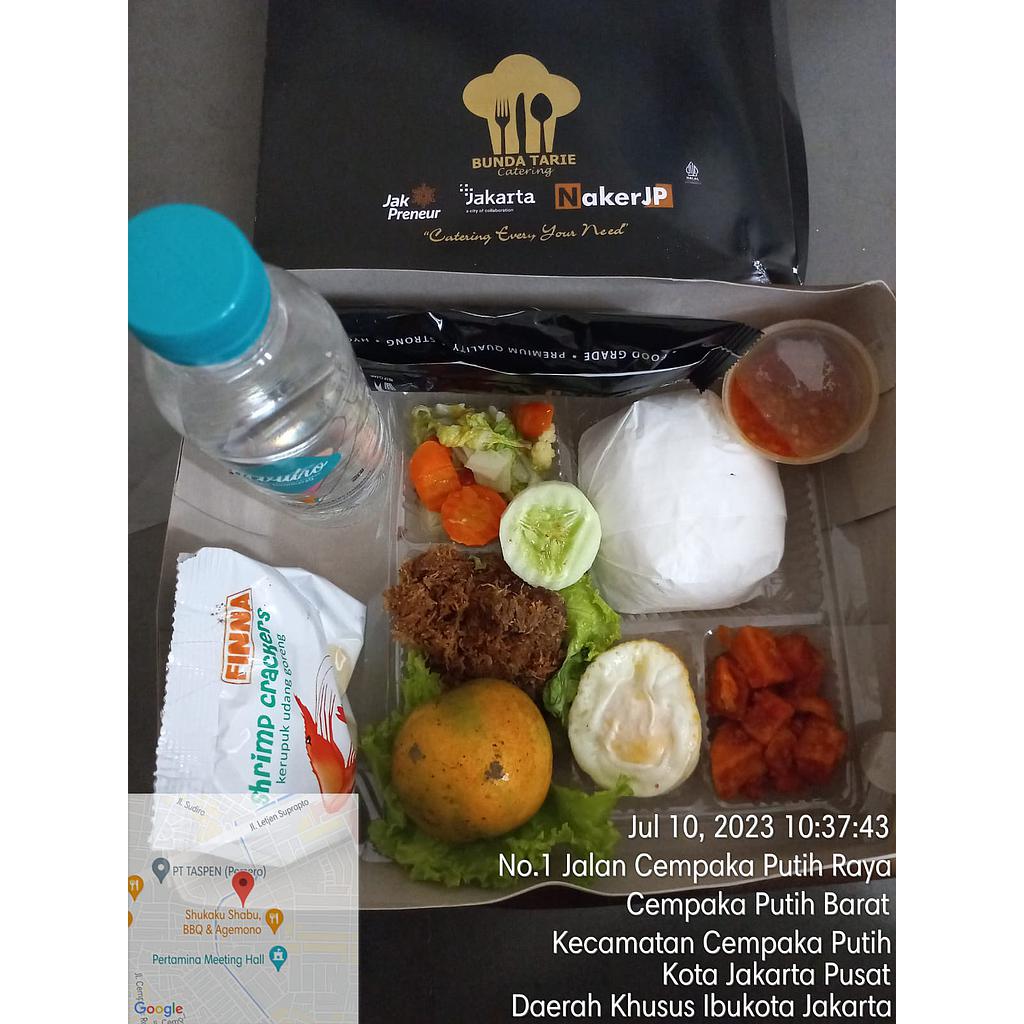 Paket Doubel (Nasi Box &amp; Snack Box) By Bunda Tari Catering