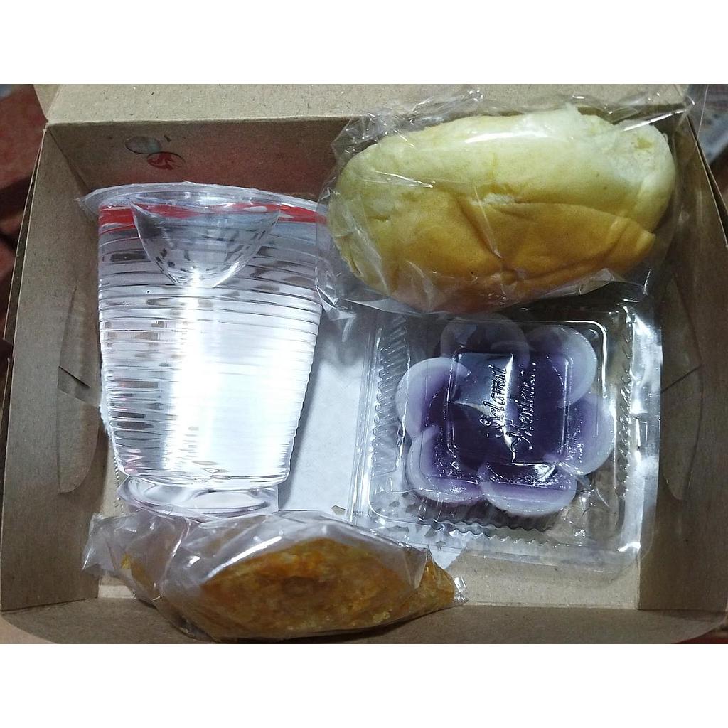 bundling nasi bok dan snack bok