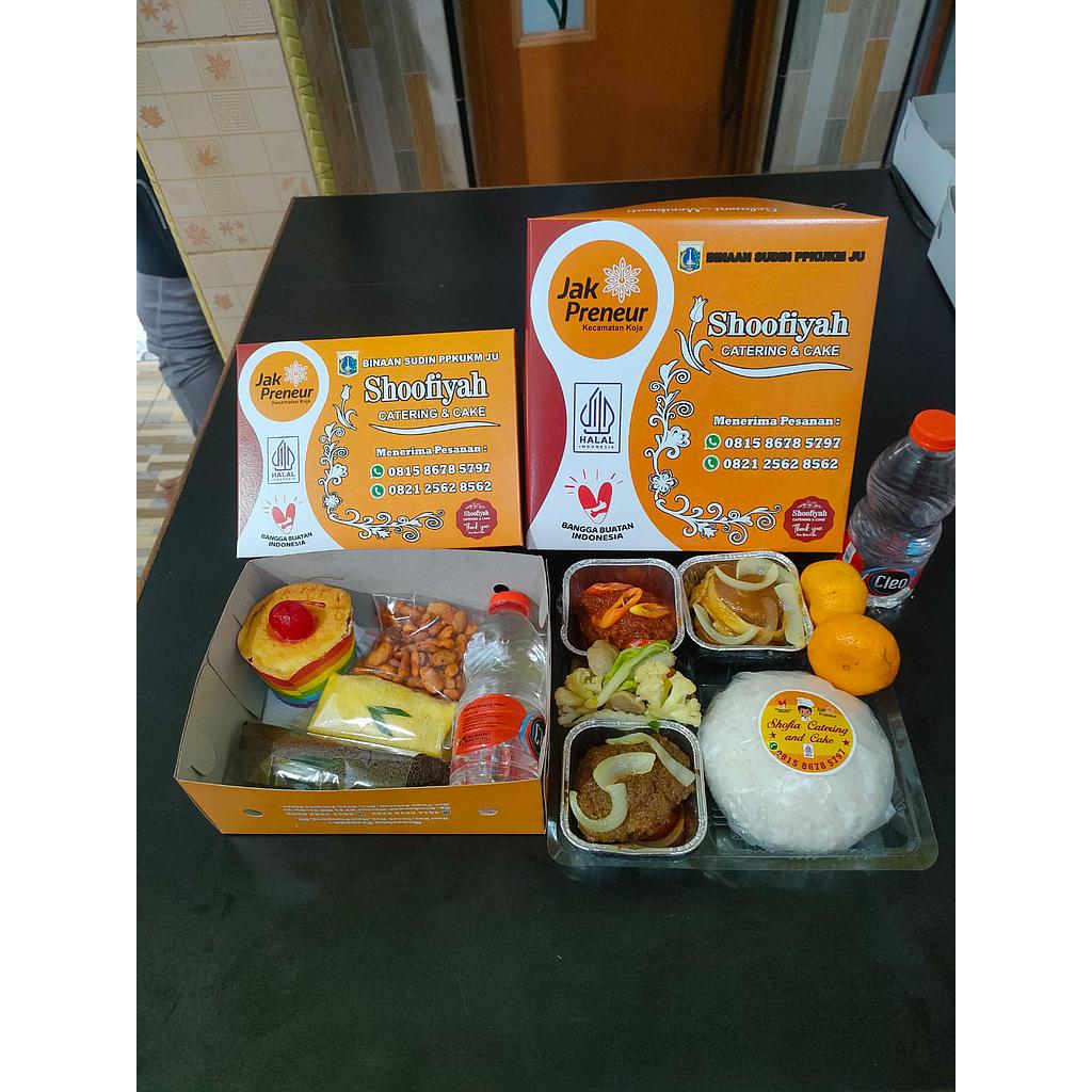 paket lengkap nasi dan snack