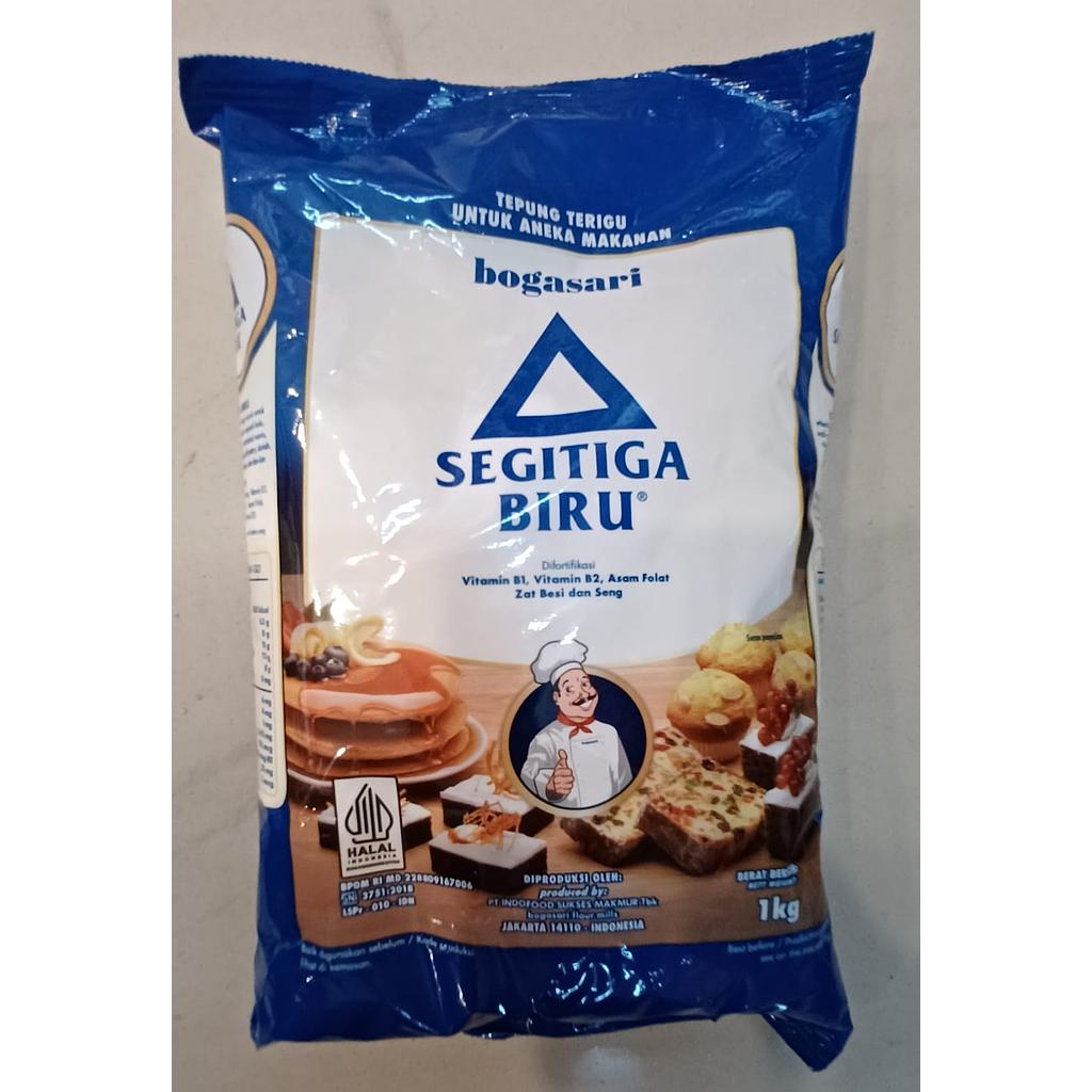 Tepung Terigu Bogasari Segitiga Biru 1 kg