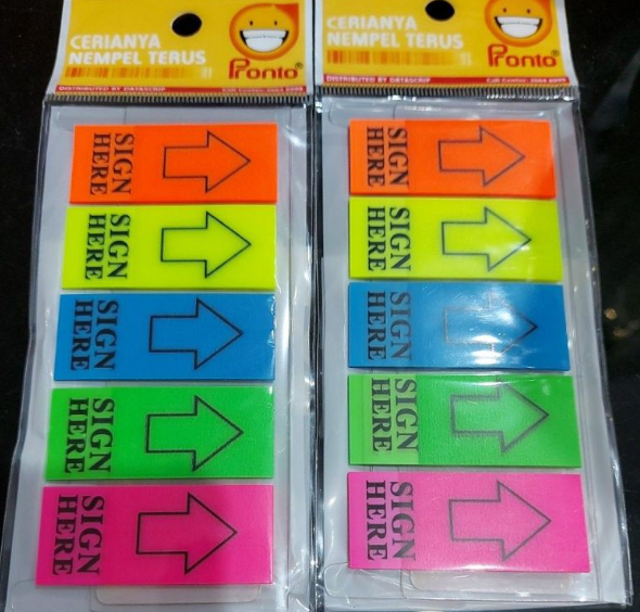 POST IT SIGN HERE
