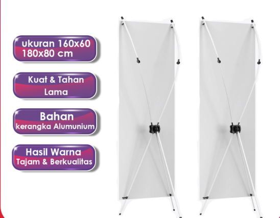 banner standing dan setting