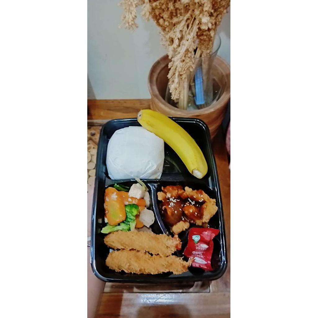 Nasi Box Ayam Saus Mentega -  Dapur Ibun