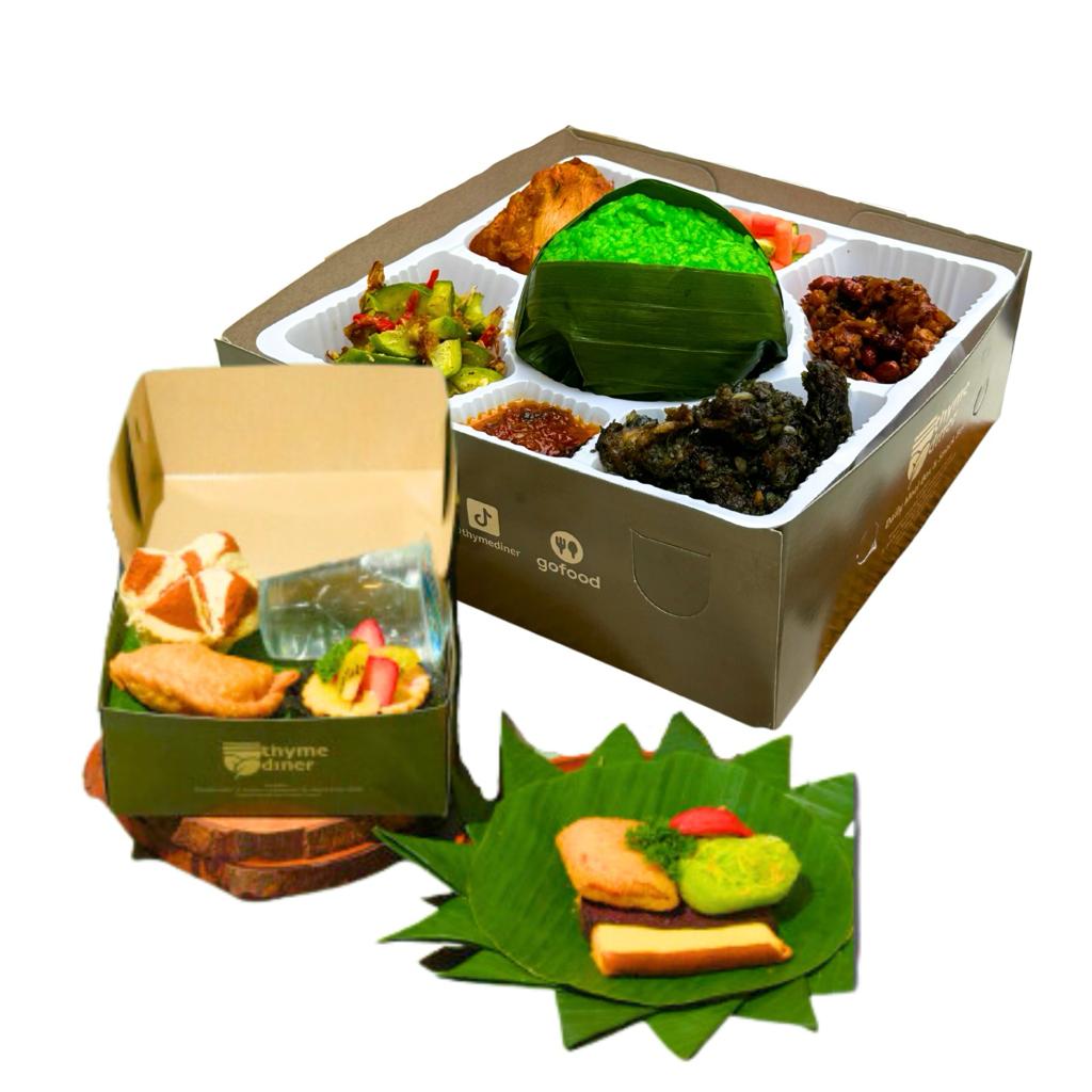 Menu Bandling Nasi Box + Snack Box