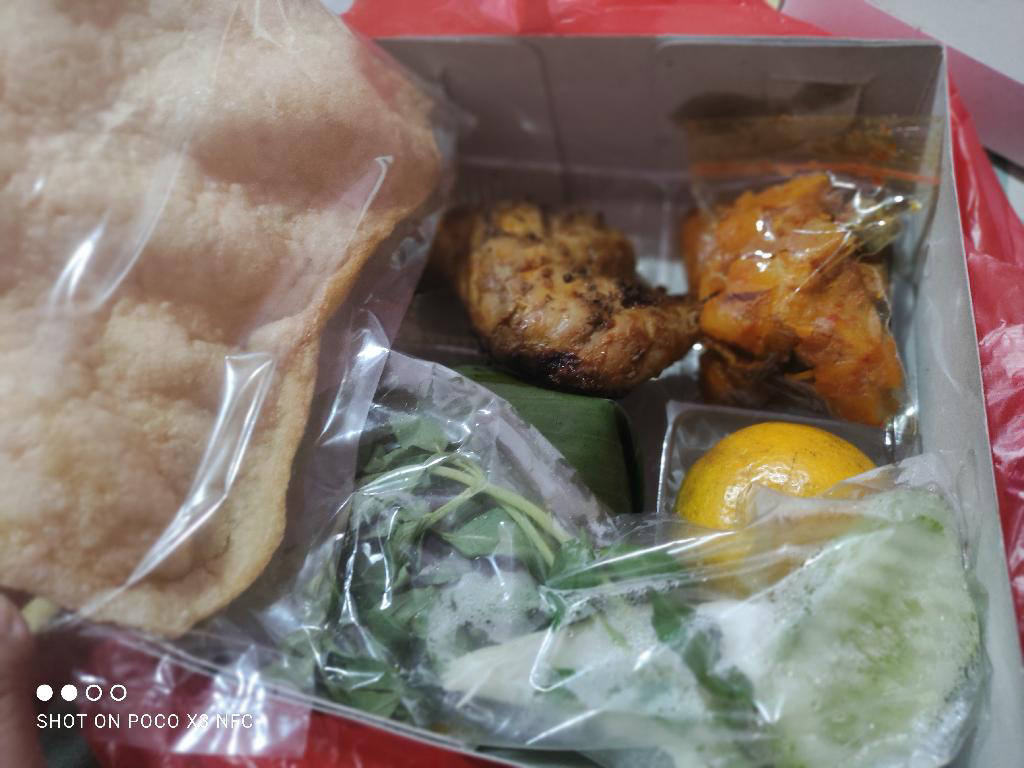 Nasi Box Ayam Bakar Paket Komplit - Dapur Ibun