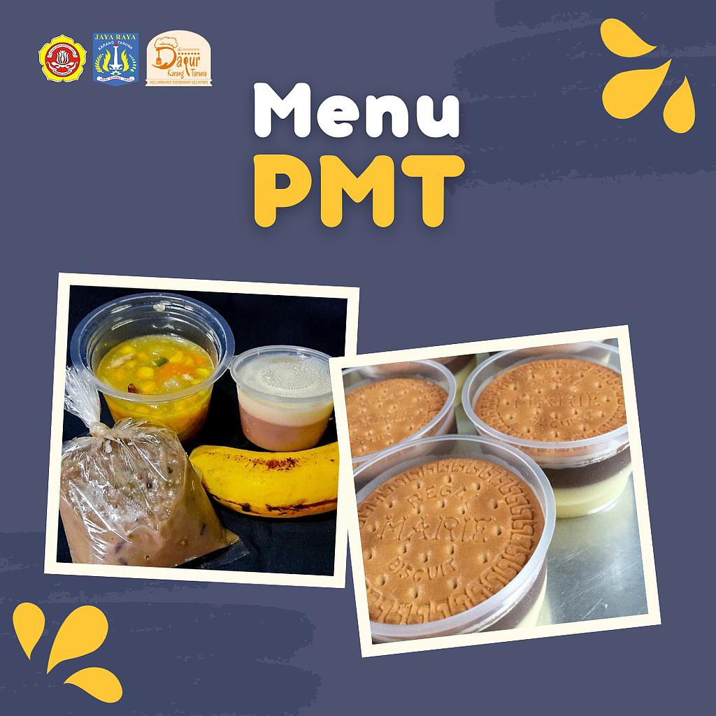 Menu PMT Dapur Karang Taruna Gansel