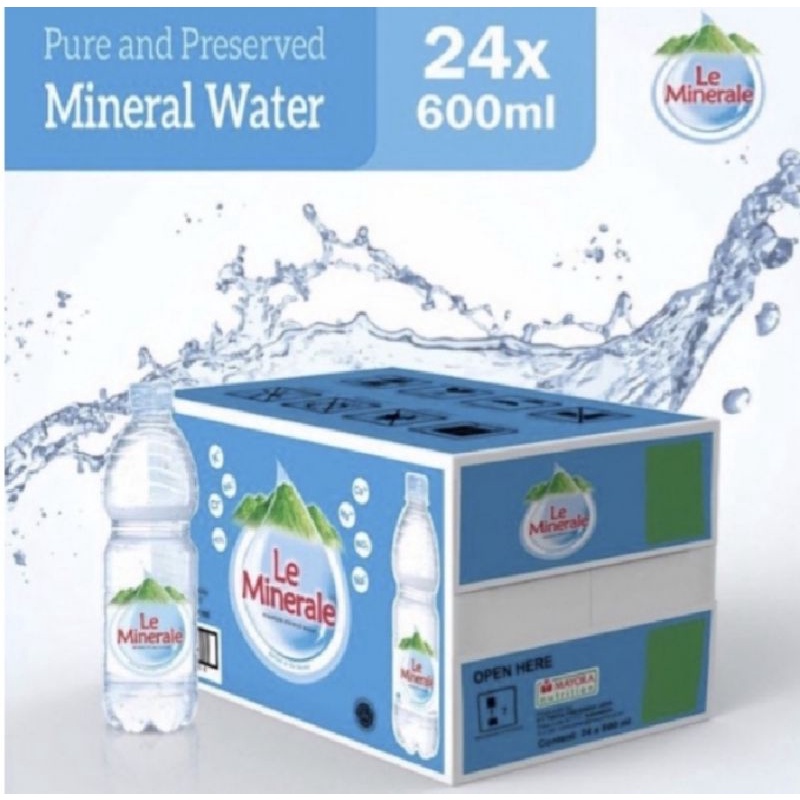 Le Minerale 600 ml/dus