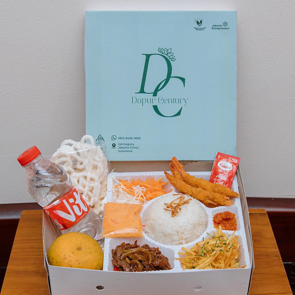 PAKET NASI DAGING SAOS TIRAM DAPUR CENTURY