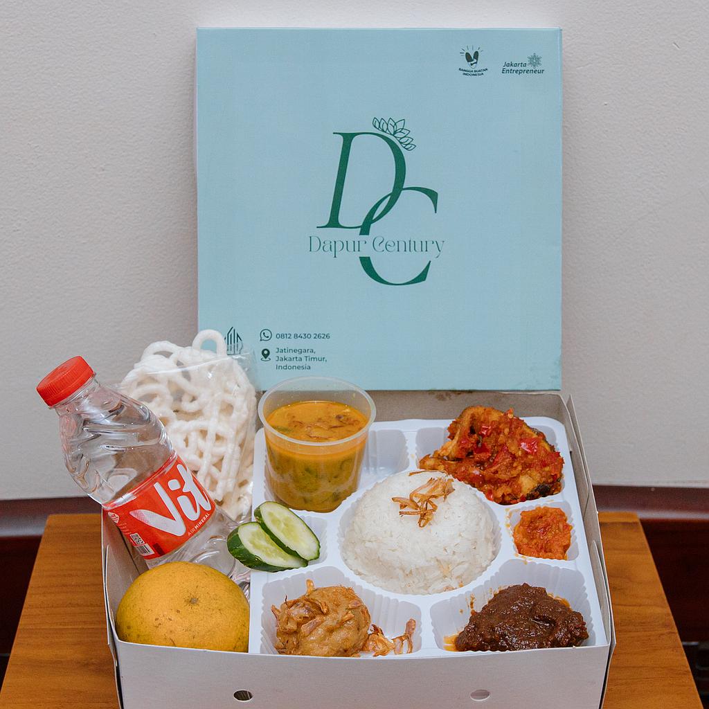 PAKET NASI PADANG DAPUR CENTURY
