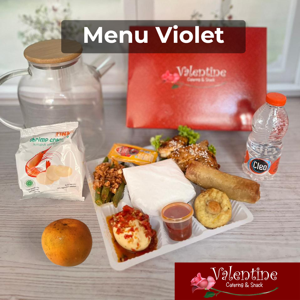 Nasi Box Paket Menu Violet