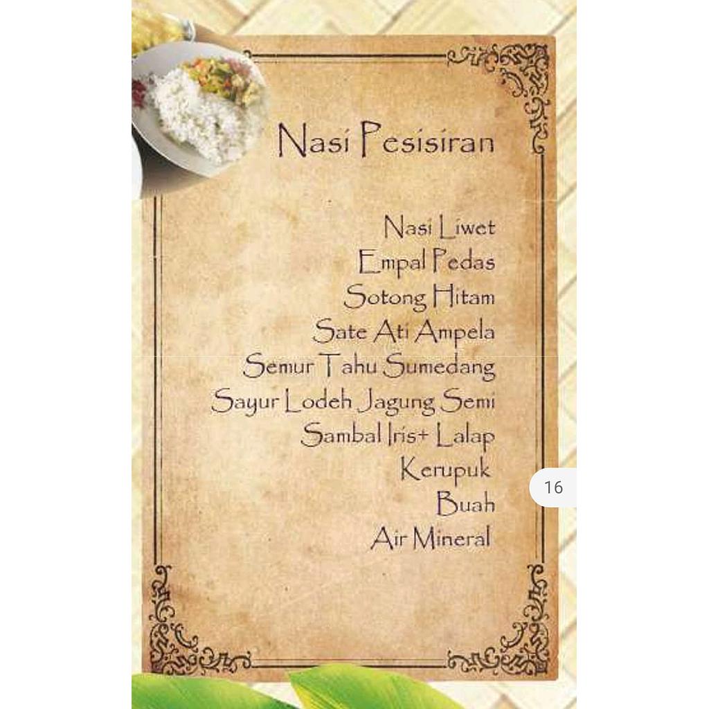 Nasi Box Tradisional 2 ( Nasi Pesisiran )