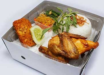 Paket Nasi ayam goreng