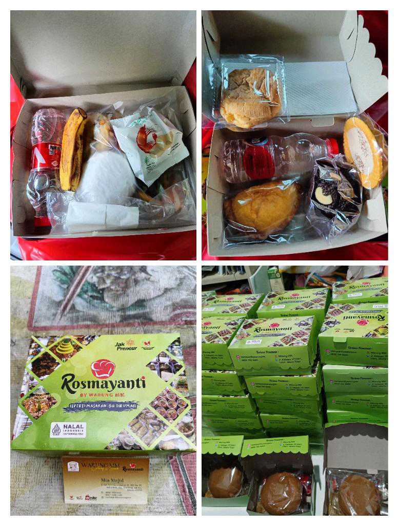 15  paket Snack dan Nasi Box 