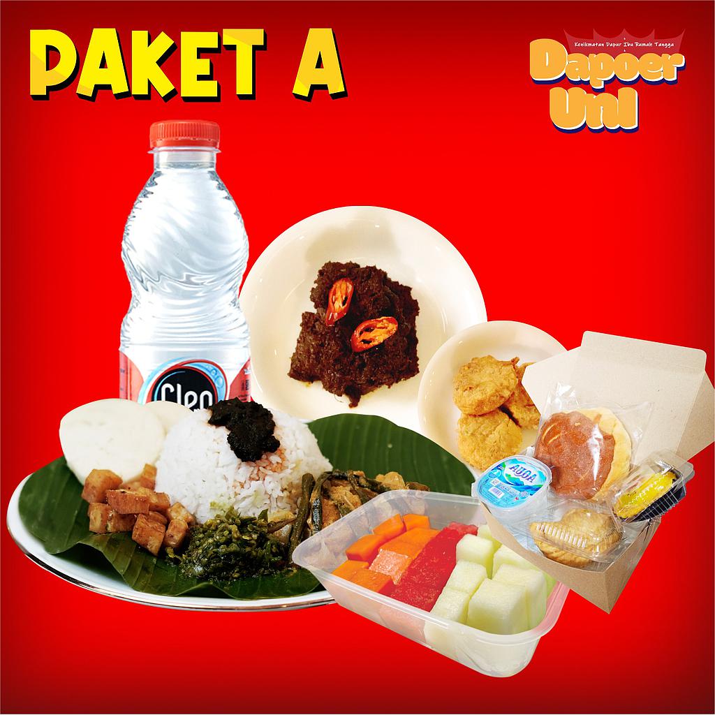 Nasi Box + Snack + Buah Dapoer Uni