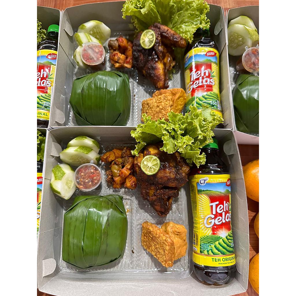 Paket Ayam Bakar Special Teh Gelas Botol APB