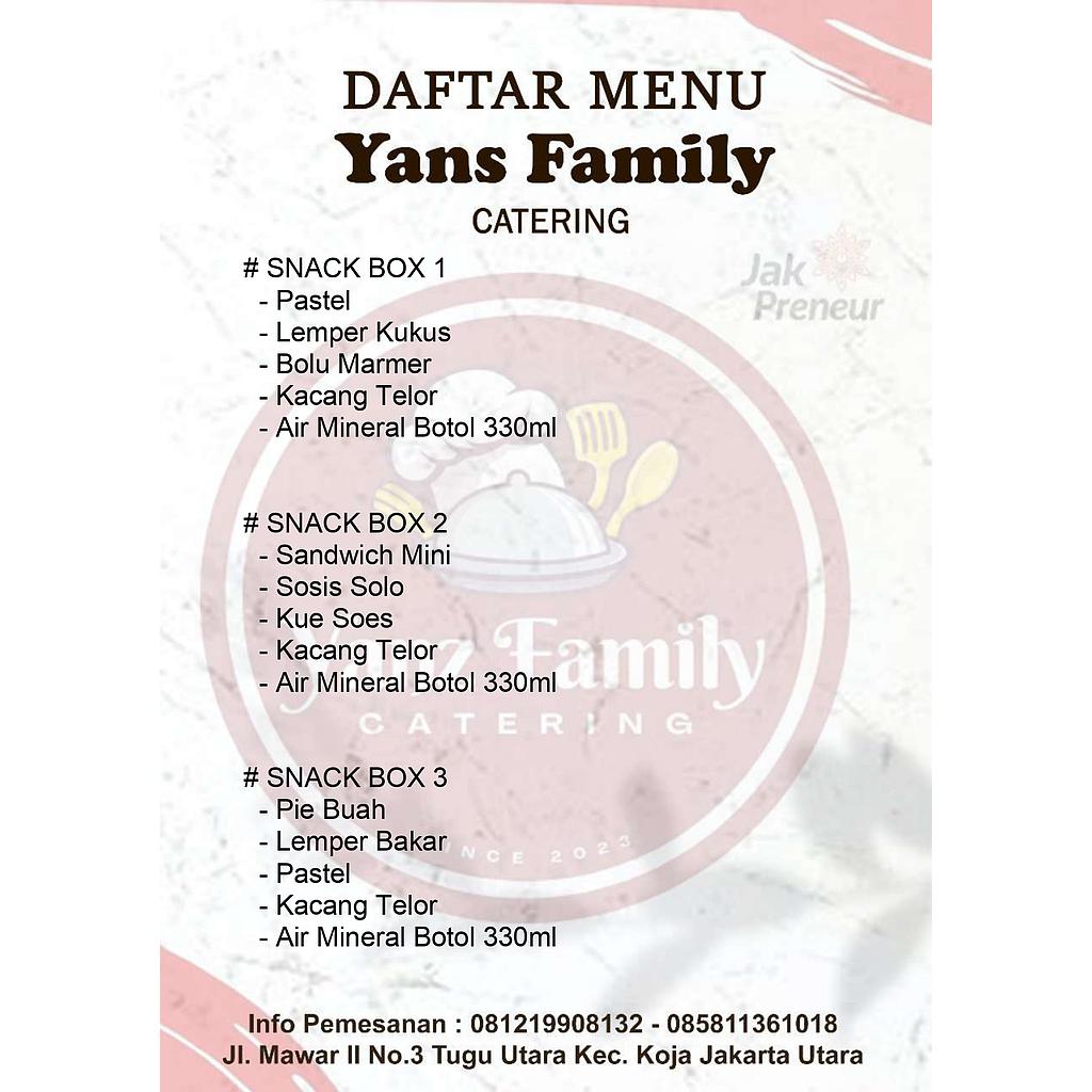 Snack Box 2 By Yanz Family Catering