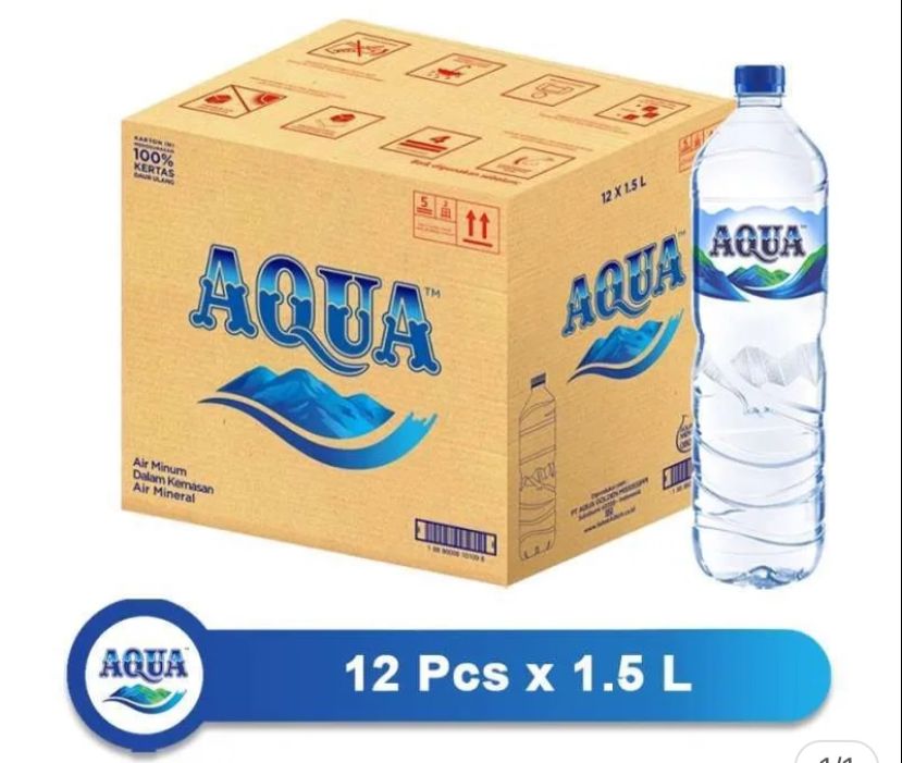 Aqua Botol 1500 Ml Aura Mas