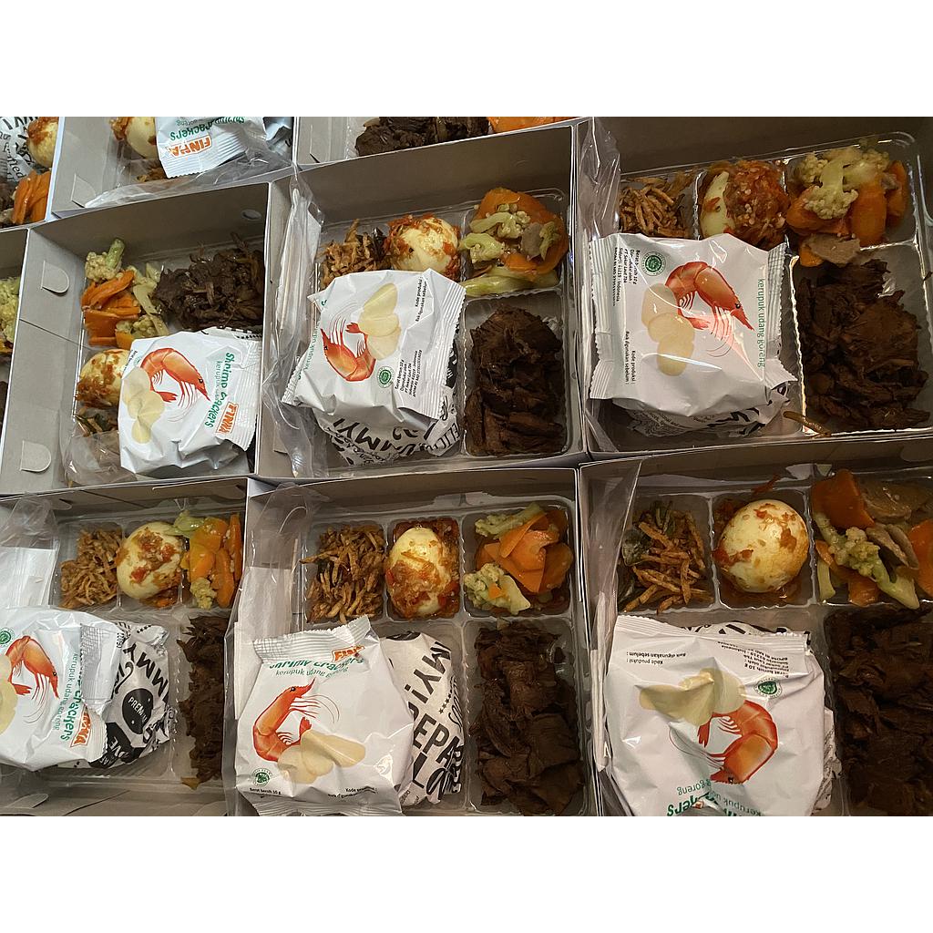 paket bestie makan dan snack untuk 20 orang