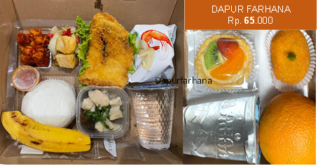 Paket Nasi dan Snack Box 65 - Dapur Farhana
