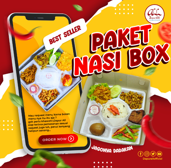 Paket Nasi Box Daging