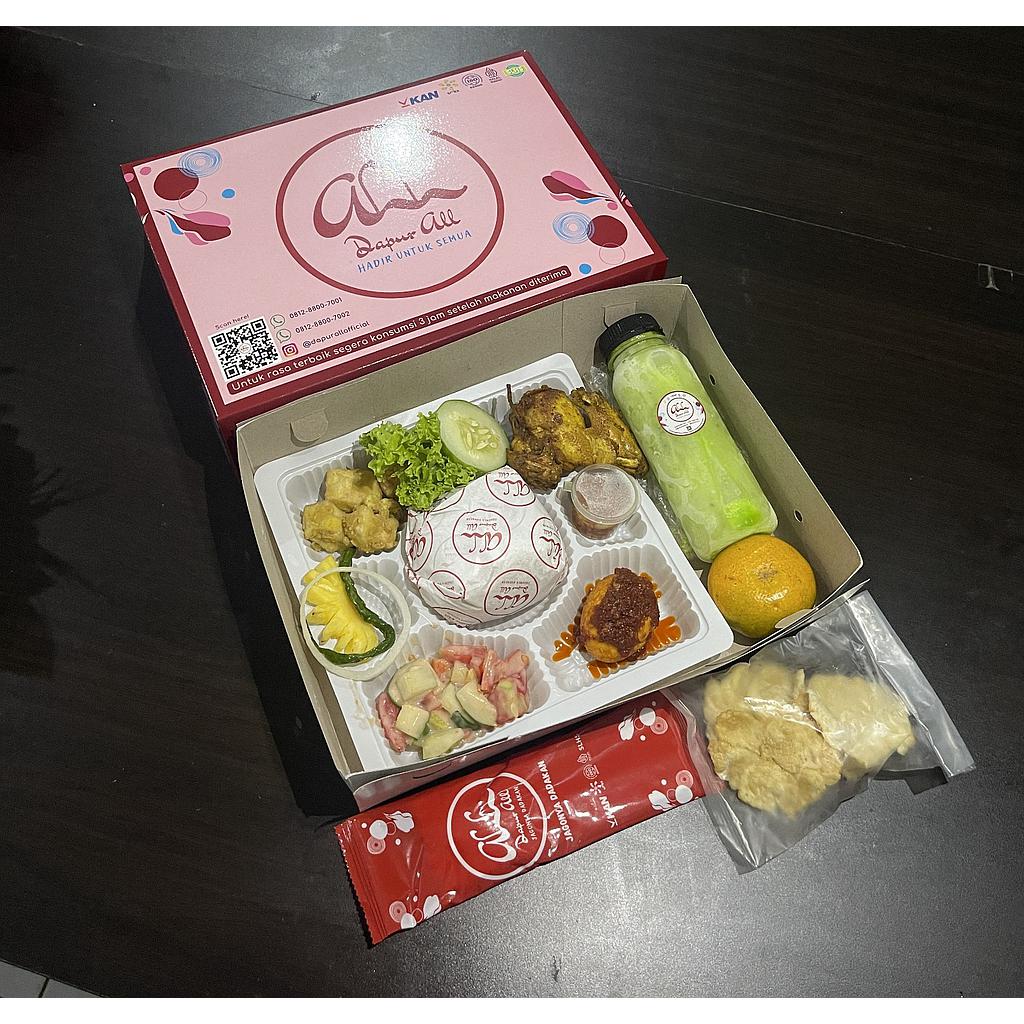 Paket Nasi Box Ayam Premium