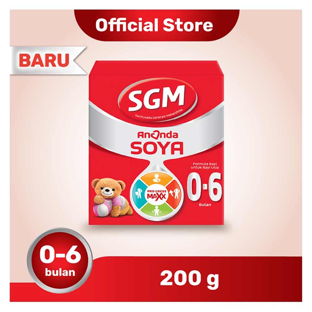 SUSU SGM SOYA 0-6 BULAN 200GR