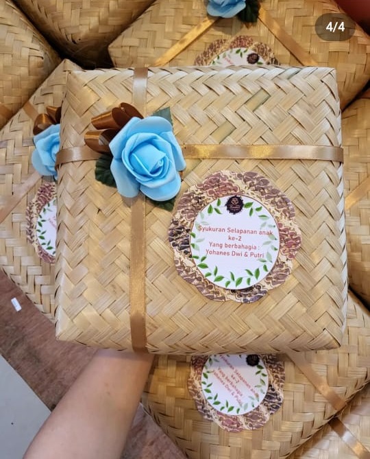 PREMIUM Pawon Pandawa Lima Lunch Box Besek Jumbo