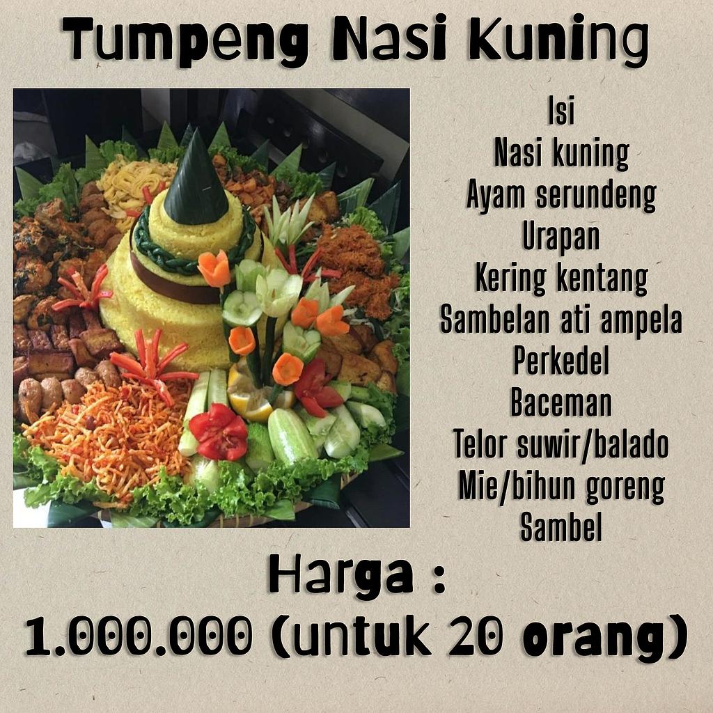 Tumpeng Cantik Helmy Catering